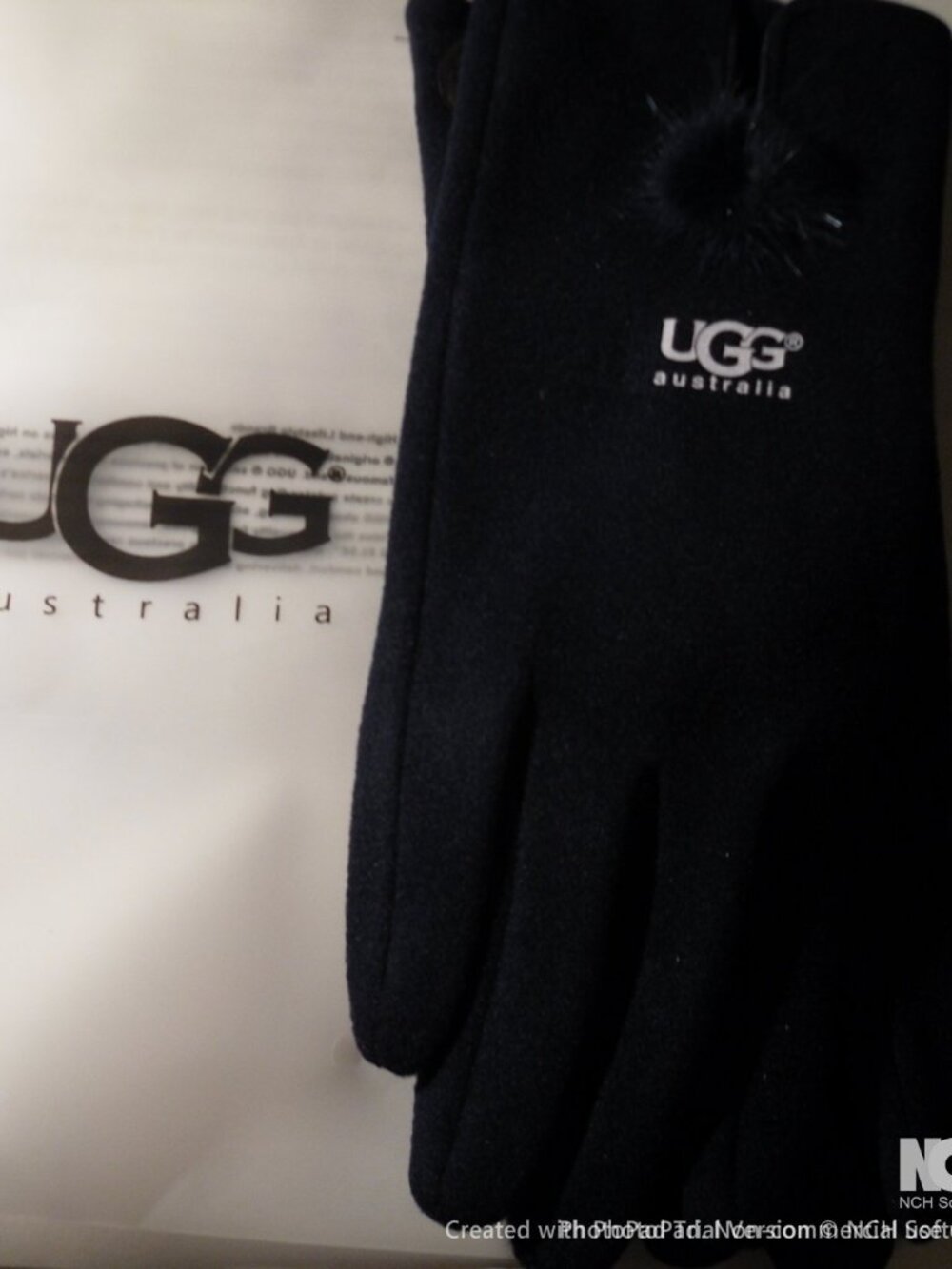 UGG Women's Navy-Blue Touchscreen Gloves – New